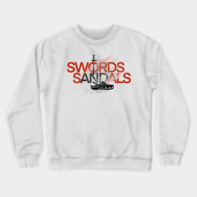 Swords & Sandals Crewneck Sweatshirt by Ideasfrommars